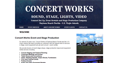 Desktop Screenshot of concertworksvi.com
